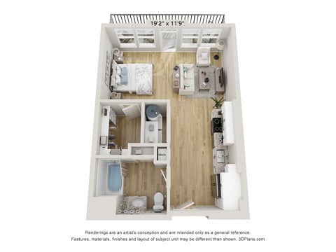 bedroom floor plan | apartments in naples fl | Amberlin South Naples